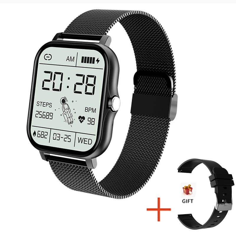 1.69'' Bluetooth Smartwatch for Women & Men | Fitness Tracker Watch