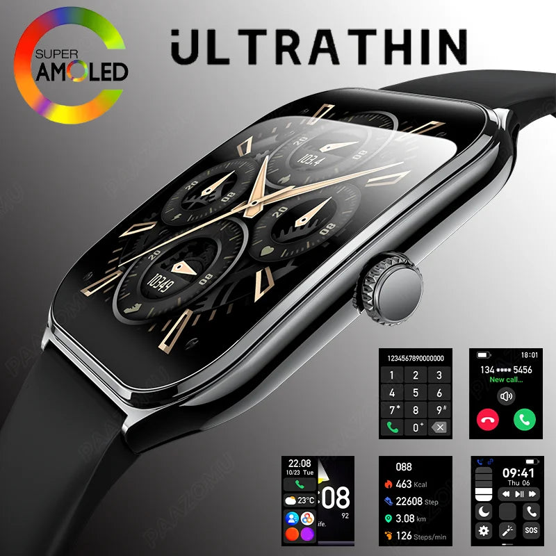 Ultra Thin 1.96" AMOLED Smart Watch