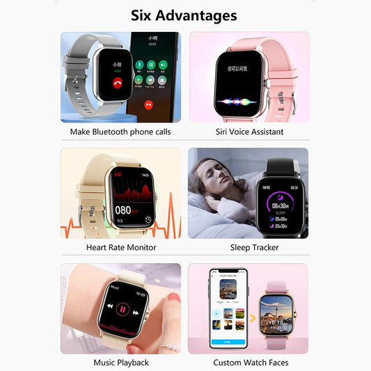 1.83'' Waterproof Smart Watch - Fitness & Call Function