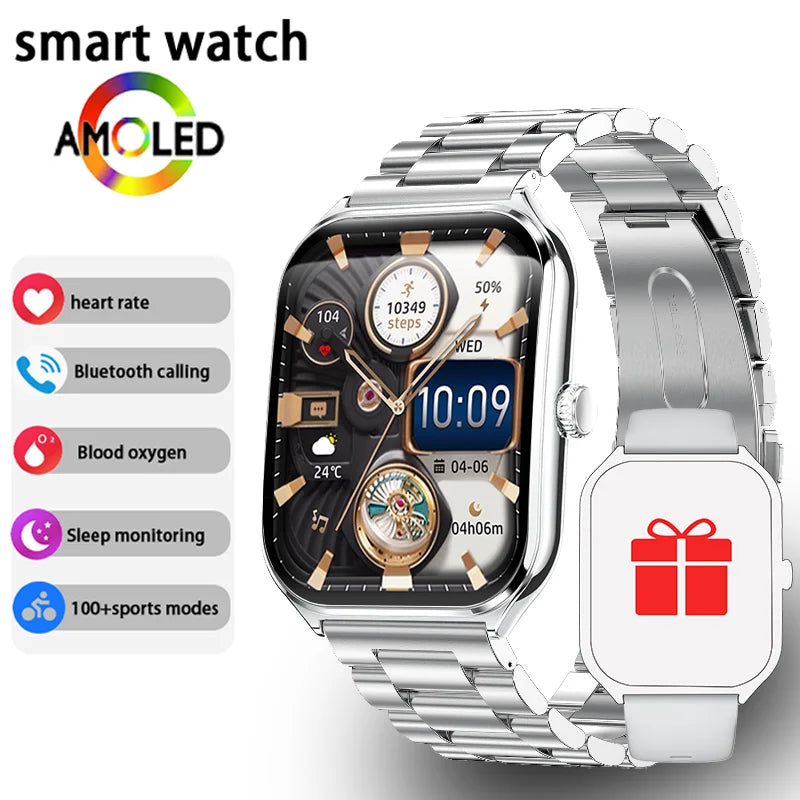 Ultra Thin 1.96" AMOLED Smart Watch